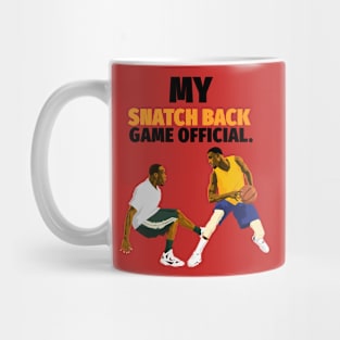 Snatch back basketball shirt Mug